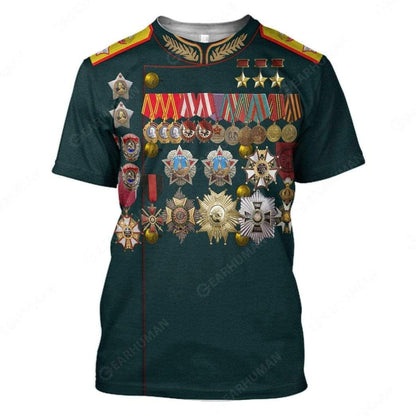 Georgy Zhukov Custom Cosplay Costume Hoodie QT207009Hf Zip Hoodie Sweatshirt