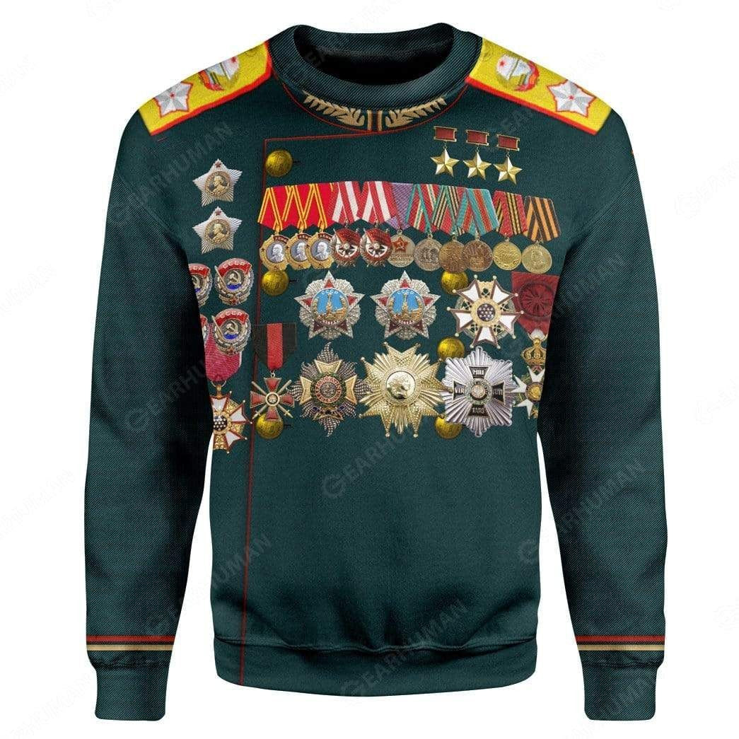 Georgy Zhukov Custom Cosplay Costume Hoodie QT207009Hf Zip Hoodie Sweatshirt