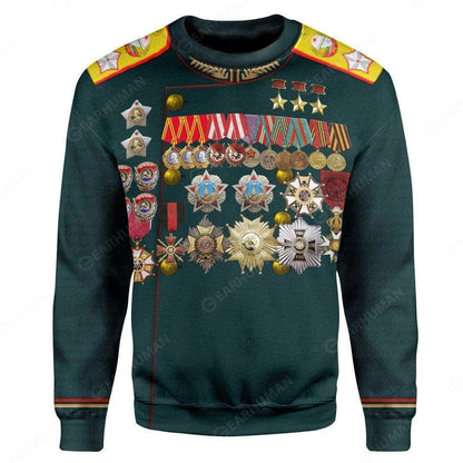 Georgy Zhukov Custom Cosplay Costume Hoodie QT207009Hf Zip Hoodie Sweatshirt