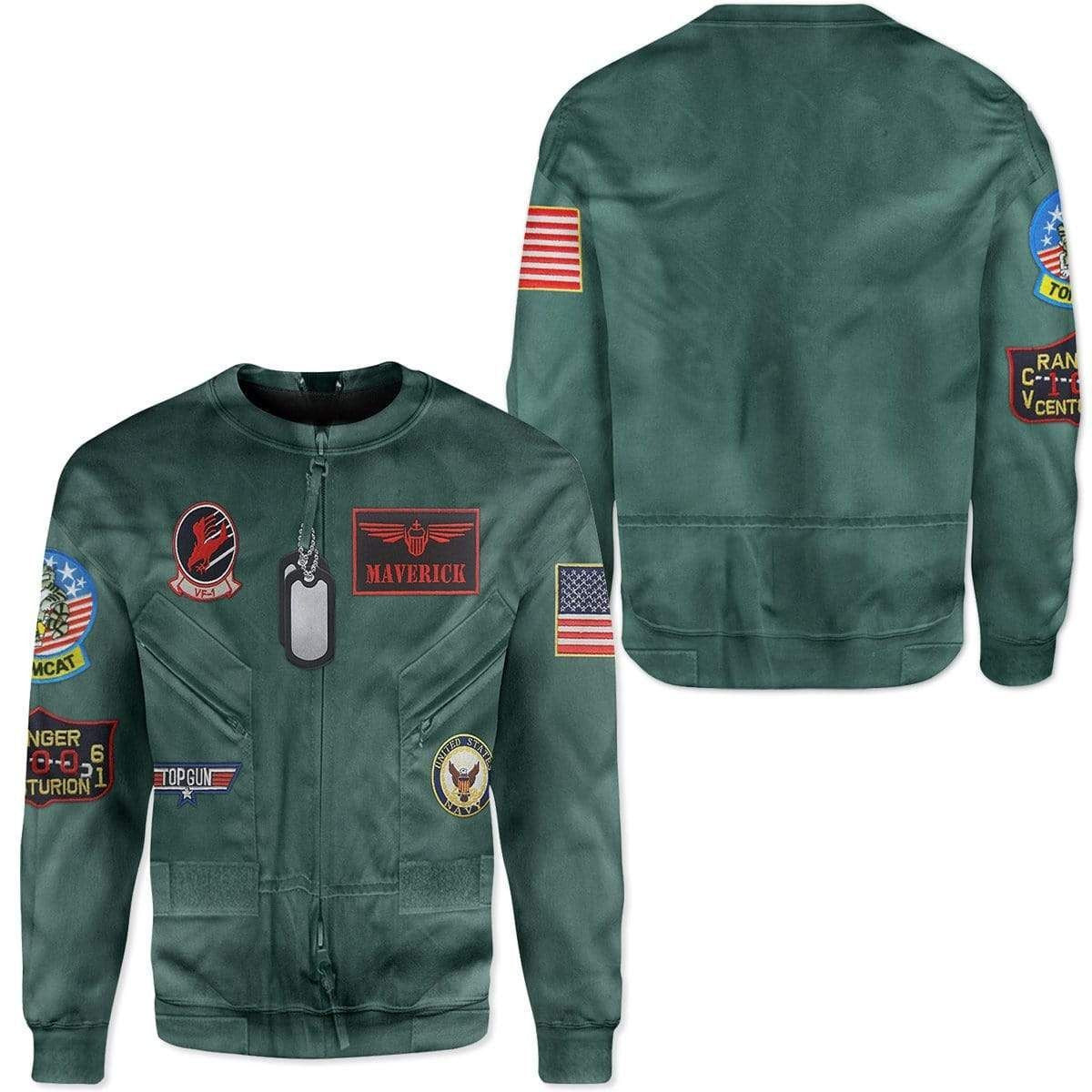 MAVERICK Custom Cosplay Costume Sweatshirt Hoodie QT209237Hg