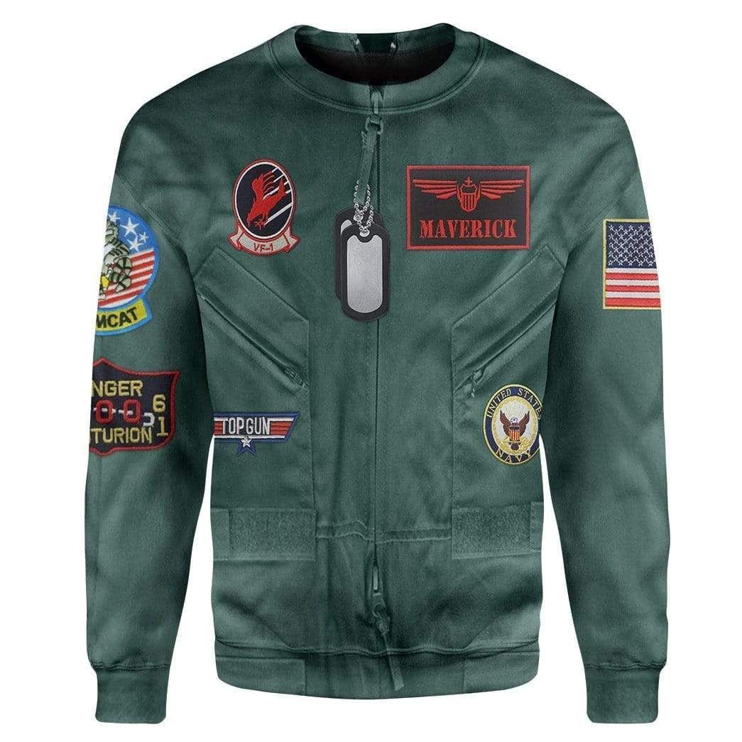MAVERICK Custom Cosplay Costume Sweatshirt Hoodie QT209237Hg