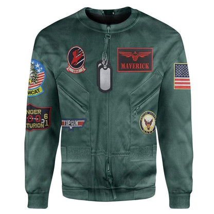 MAVERICK Custom Cosplay Costume Sweatshirt Hoodie QT209237Hg