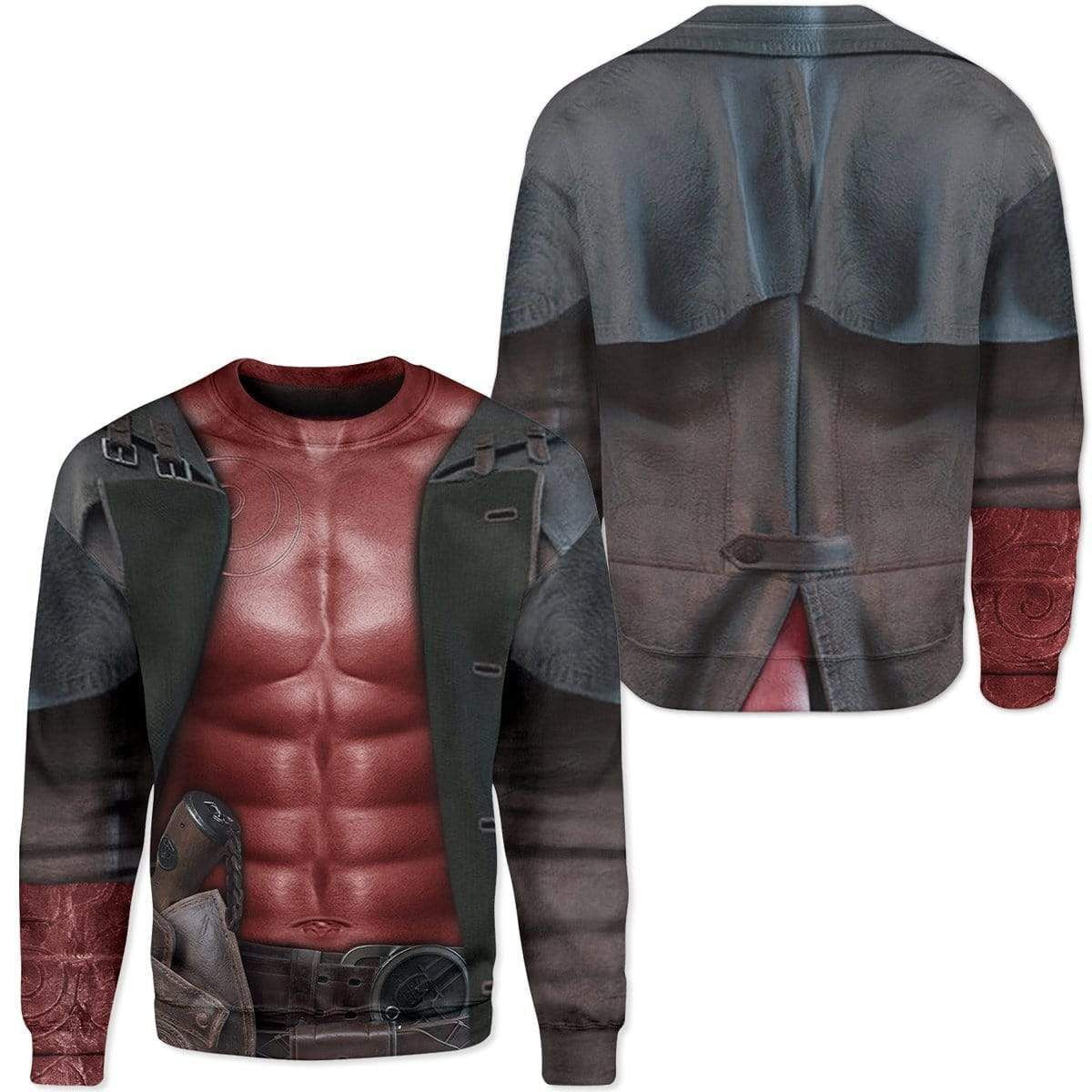 Hellboy costume Custom Cosplay Costume Hoodie Sweatshirt QT210361