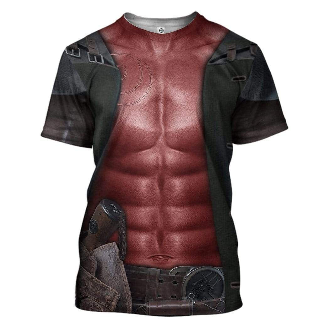 Hellboy costume Custom Cosplay Costume Hoodie Sweatshirt QT210361