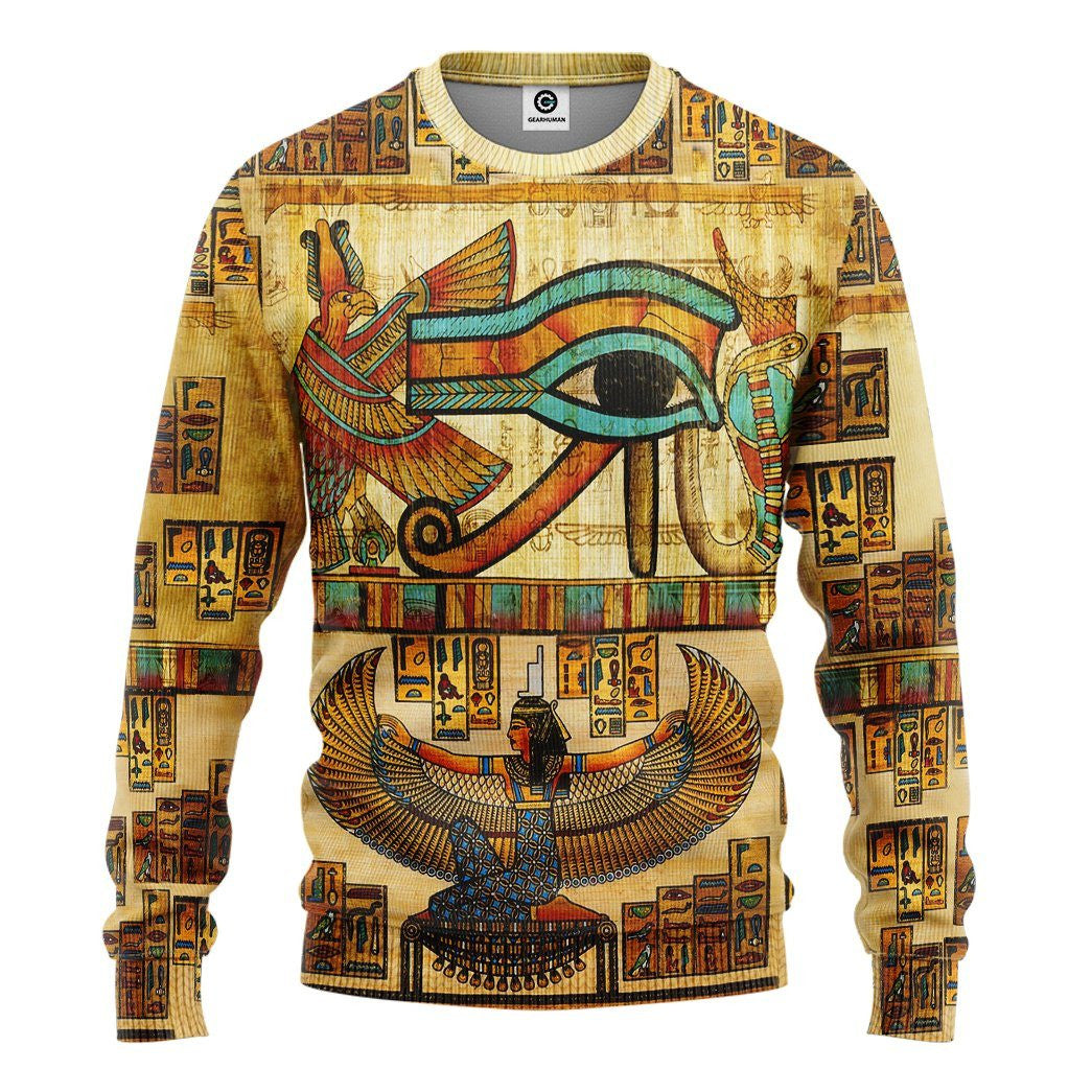  Egypt Eyes Of Ra Custom Tshirt Sweatshirt Hoodie QT211749Hg