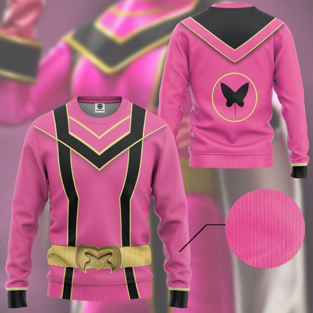 Pink Power Rangers Mystic Force Cosplay Costume - Hoodie