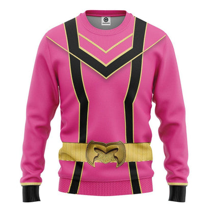 Pink Power Rangers Mystic Force Cosplay Costume - Hoodie