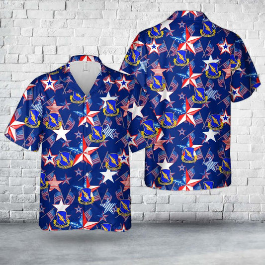 US Army 504th Parachute Airborne Infantry Regiment, 4th Of July Hawaiian Shirt