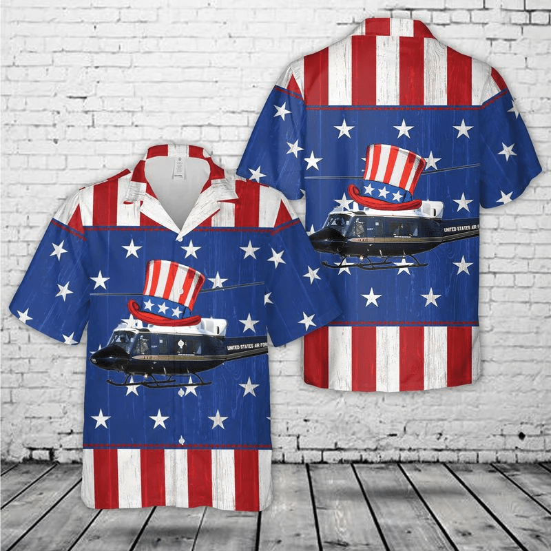 US Air Force Bell UH-1N Twin Huey 1st Helicopter Squadron, 4th Of July Hawaiian