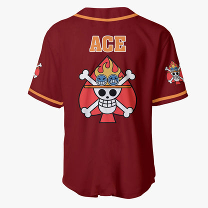 Portgas D. Ace Jolly Roger Baseball Jersey