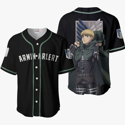 Armin Arlert Baseball Jersey Final Anime