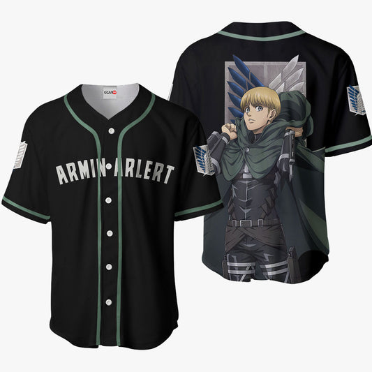 Armin Arlert Baseball Jersey Final Anime