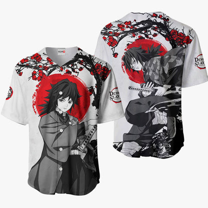 Giyuu Tomioka Baseball Jersey - Japan Style