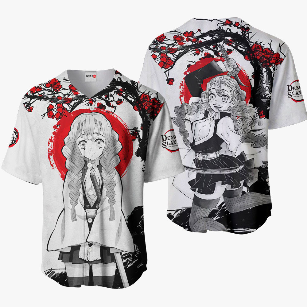 Mitsuri Kanroji Baseball Jersey - Japan Style