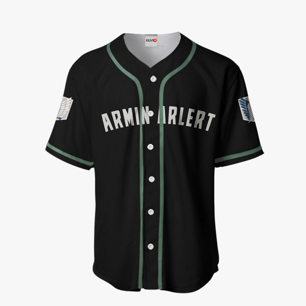 Armin Arlert Baseball Jersey Final Anime