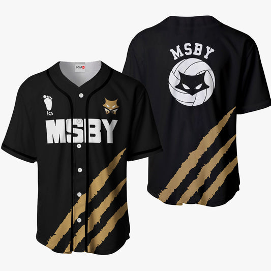 MSBY Baseball Jersey Black