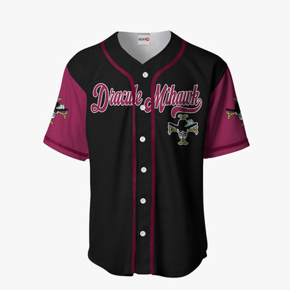 Dracule Mihawk Jolly Roger Baseball Jersey