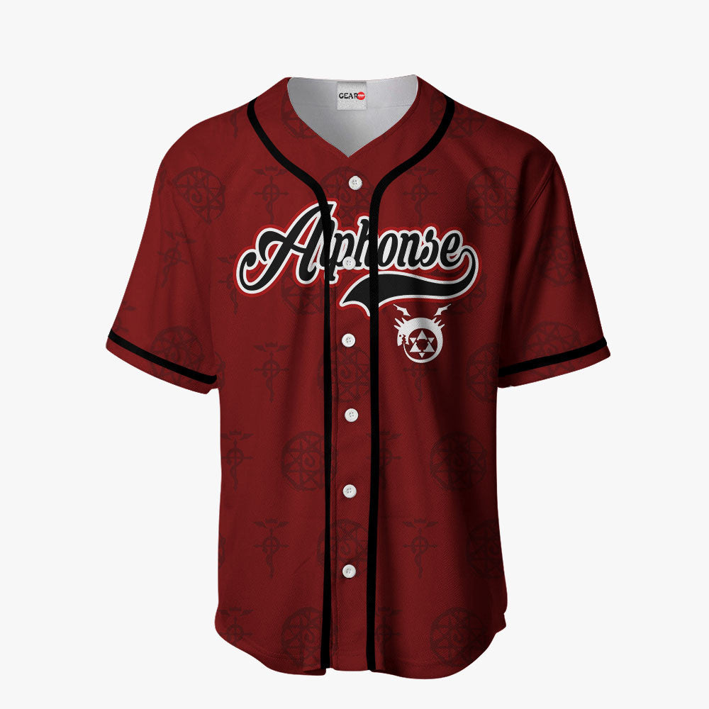 Alphonse Elric Baseball Jersey