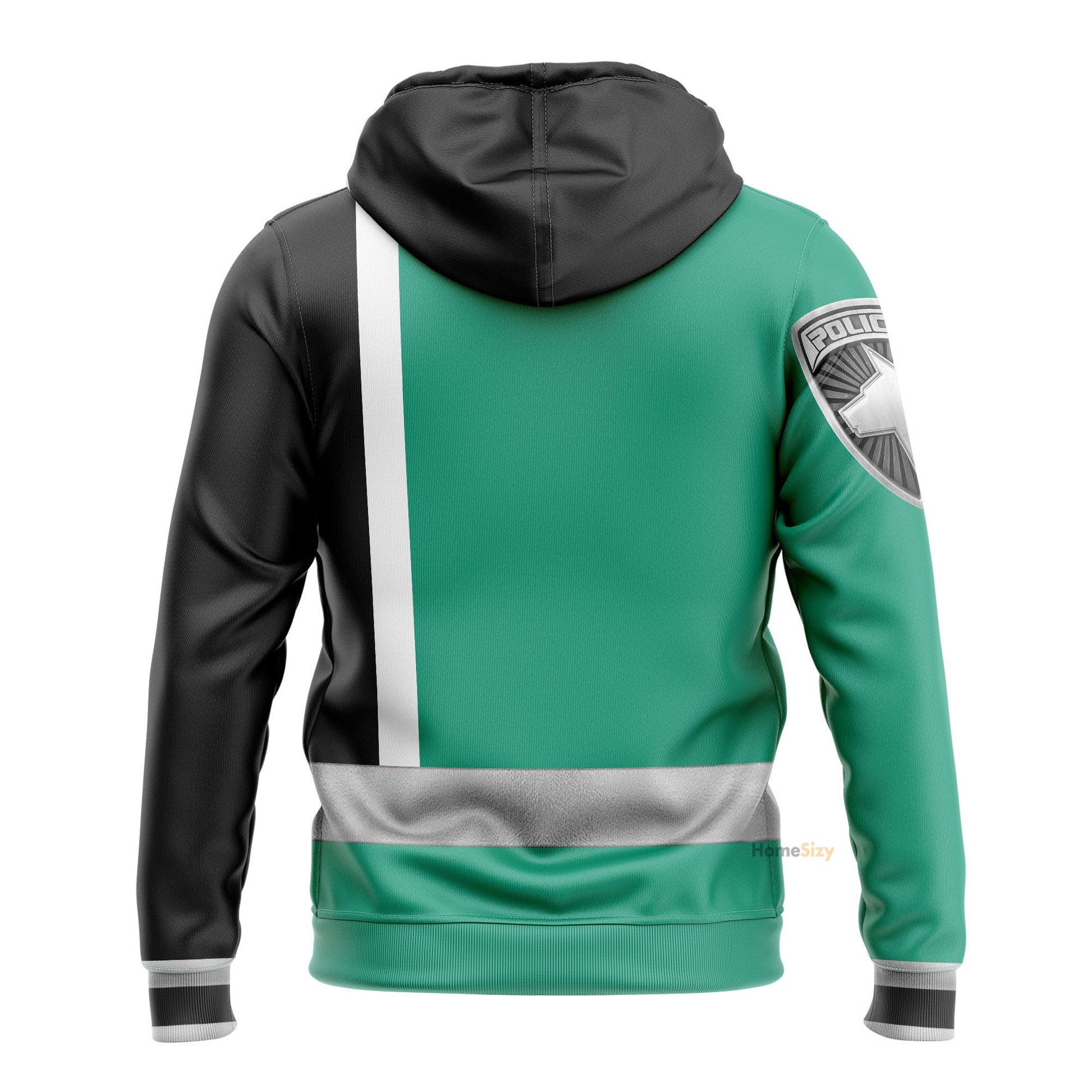Green Power Rangers S.P.D. Custom Cosplay Costume Hoodie
