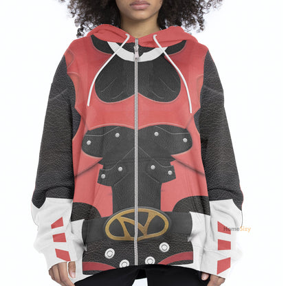 Psycho Rangers Red Psycho Custom Cosplay Costume Hoodie QT306172Hg