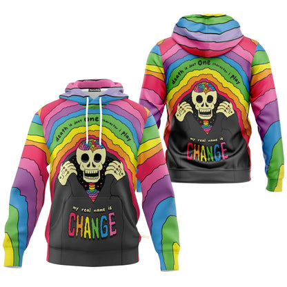 My Real Name Is Change Custom Hoodie QT305265Hf