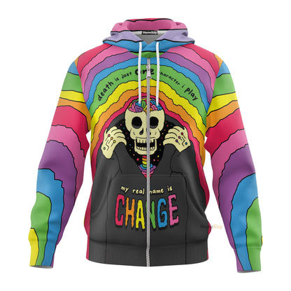 My Real Name Is Change Custom Hoodie QT305265Hf