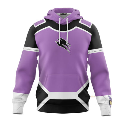 Power Ranger Jungle Fury Wolf Cosplay Costume Hoodie QT304228Hf