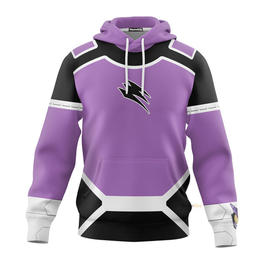 Power Ranger Jungle Fury Wolf Cosplay Costume Hoodie QT304228Hf