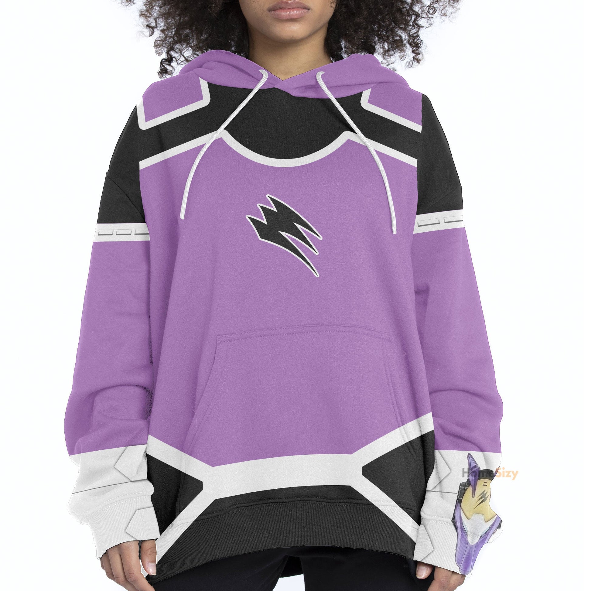 Power Ranger Jungle Fury Wolf Cosplay Costume Hoodie QT304228Hf