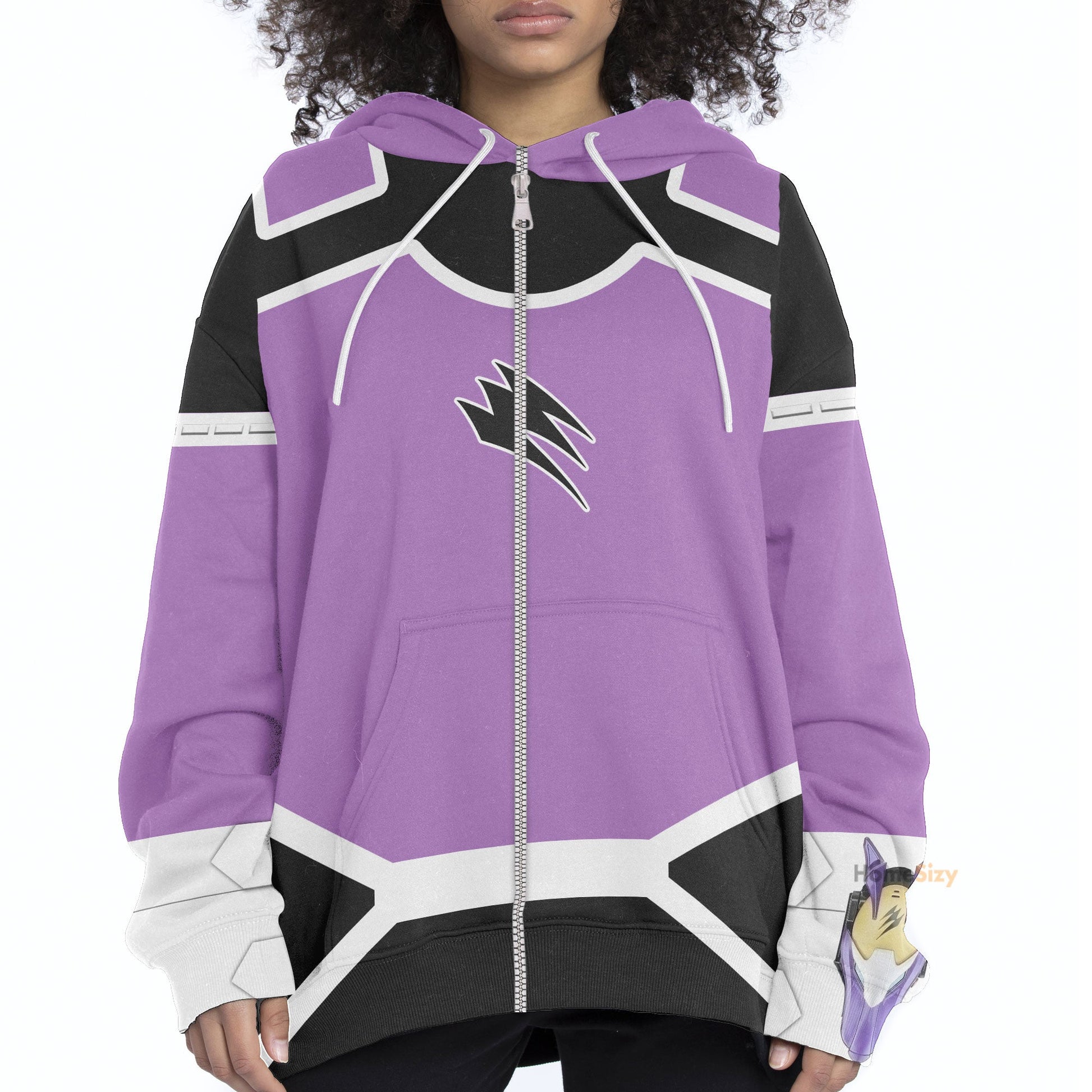 Power Ranger Jungle Fury Wolf Cosplay Costume Hoodie QT304228Hf