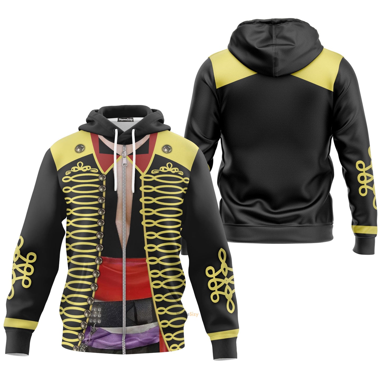 Adam Ant Zip Custom Cosplay Costume Hoodie QT207236Hf