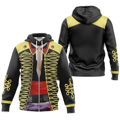 Adam Ant Zip Custom Cosplay Costume Hoodie QT207236Hf