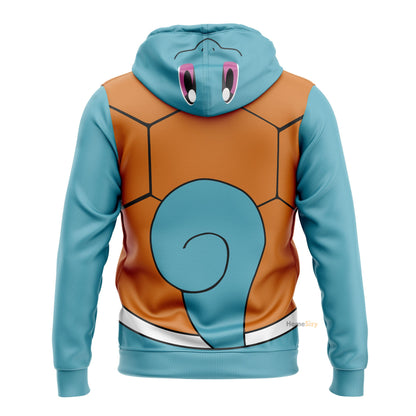 PoMo Squirtle Cosplay Costume Hoodie QT210166Hf