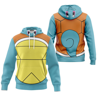 PoMo Squirtle Cosplay Costume Hoodie QT210166Hf