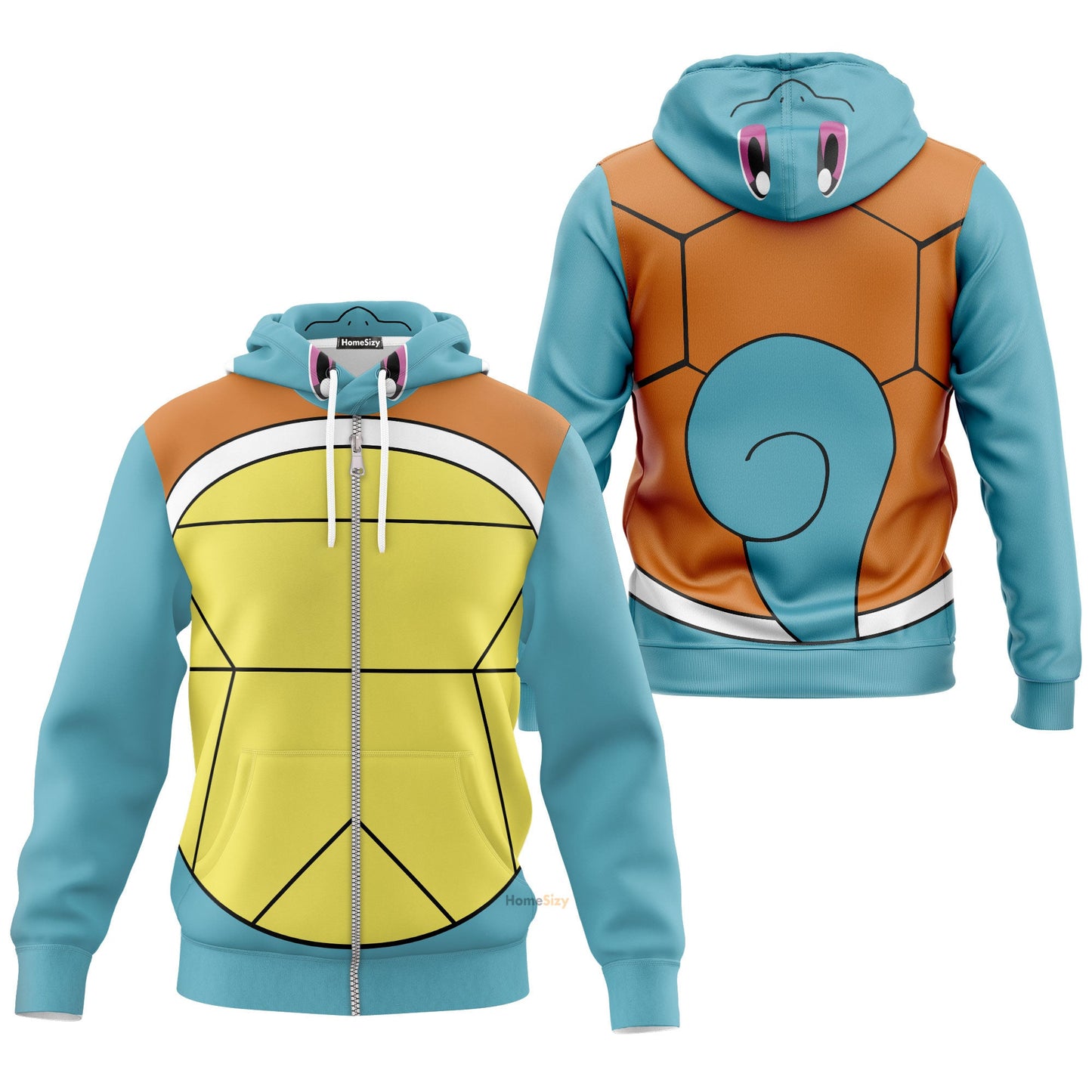 PoMo Squirtle Cosplay Costume Hoodie QT210166Hf