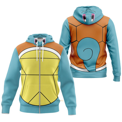 PoMo Squirtle Cosplay Costume Hoodie QT210166Hf