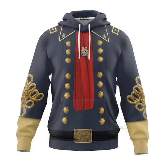 Custom Cosplay Costume George Armstrong Custer Hoodie QT301121Hf