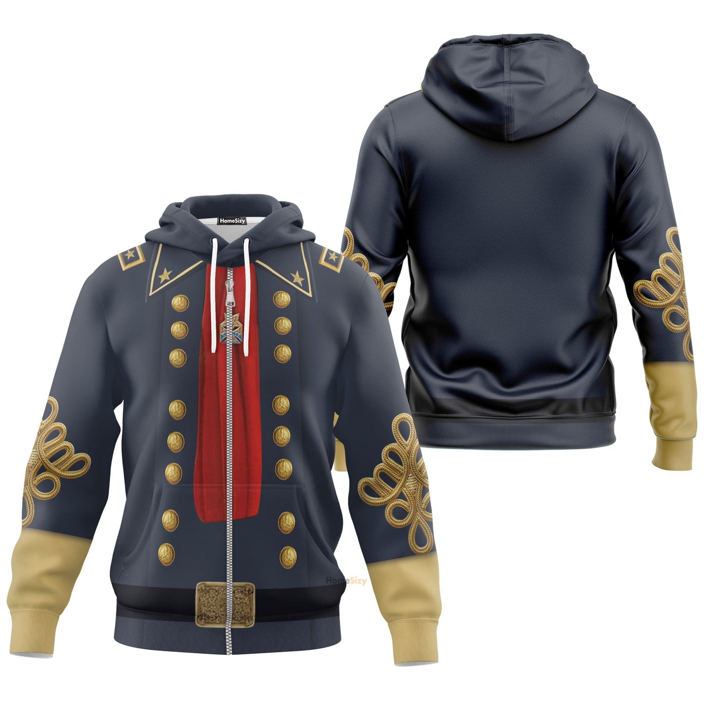 Custom Cosplay Costume George Armstrong Custer Hoodie QT301121Hf