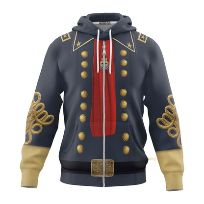 Custom Cosplay Costume George Armstrong Custer Hoodie QT301121Hf