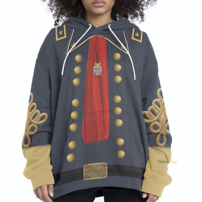 Custom Cosplay Costume George Armstrong Custer Hoodie QT301121Hf