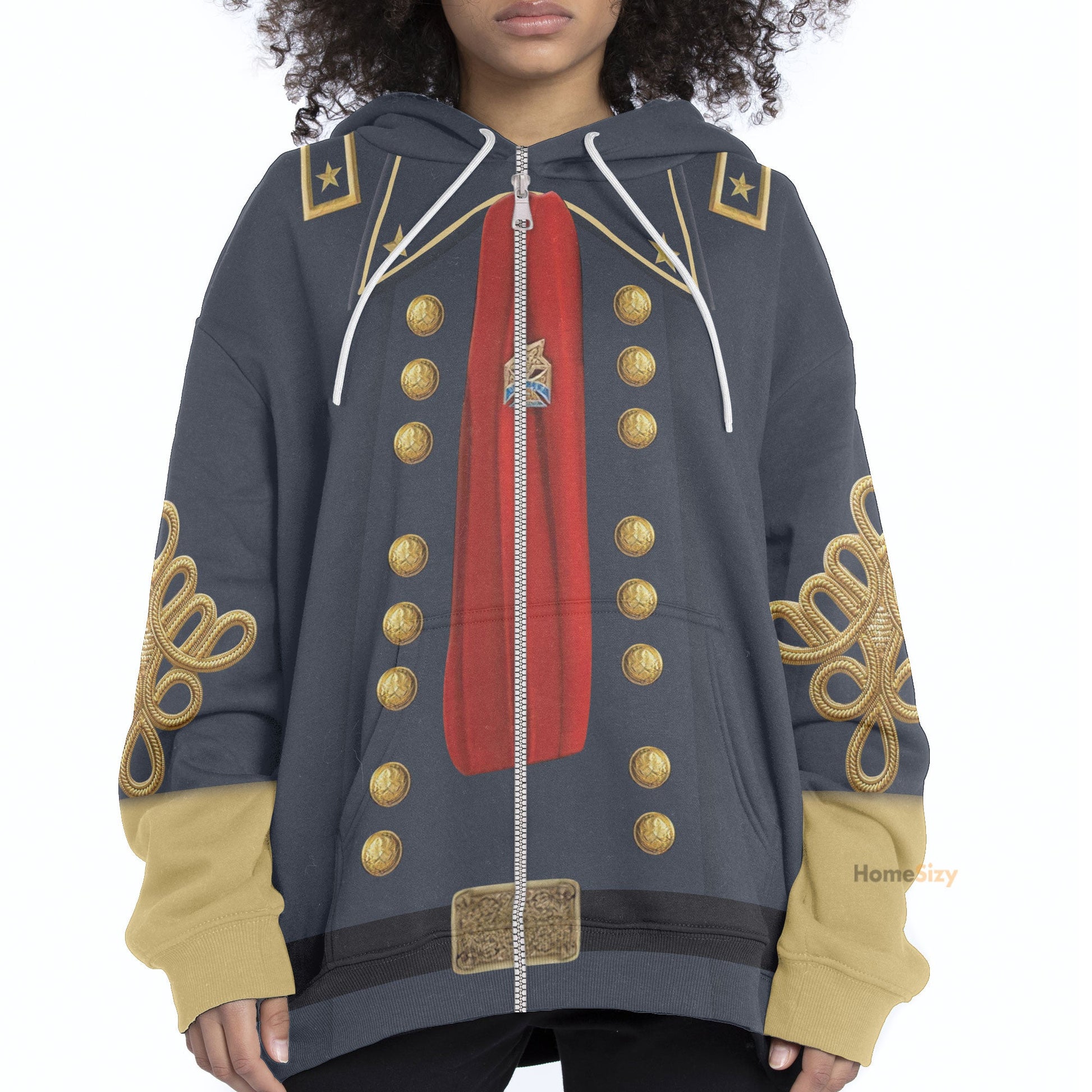 Custom Cosplay Costume George Armstrong Custer Hoodie QT301121Hf