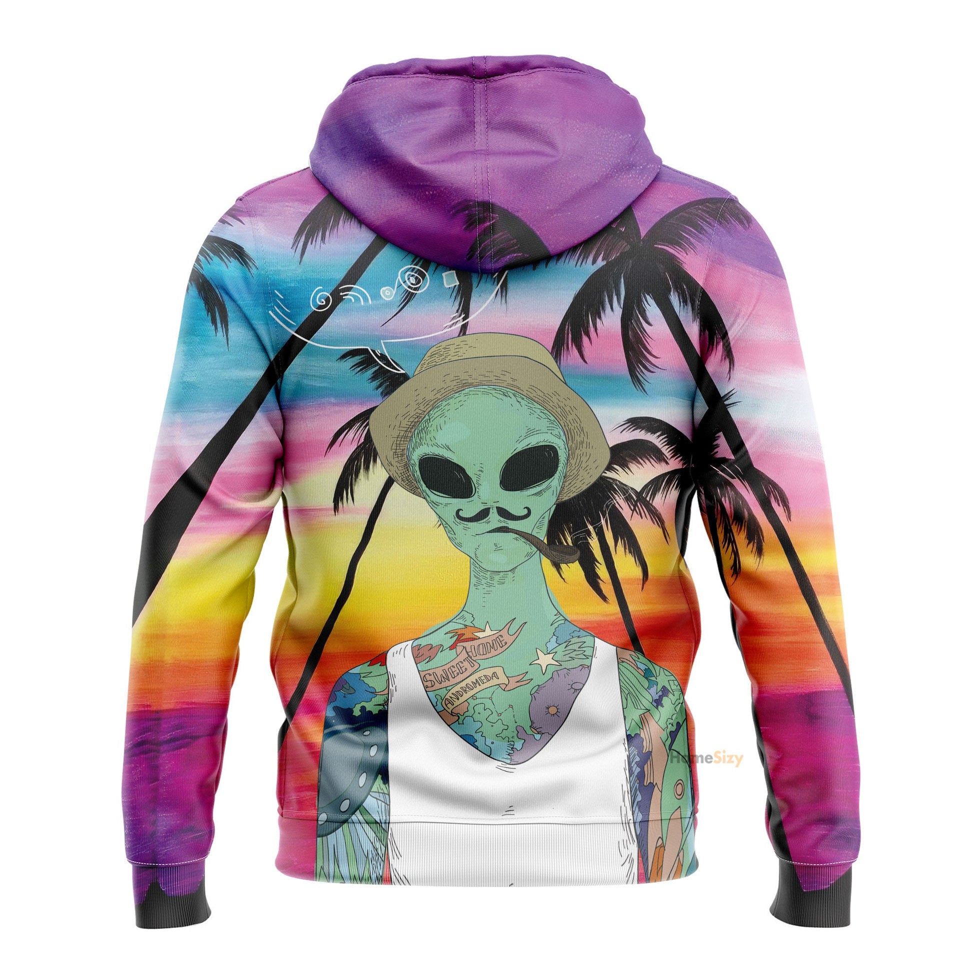 Alien Smoking Custom Hoodie