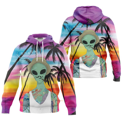 Alien Smoking Custom Hoodie