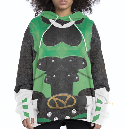 Psycho Rangers Green Psycho Custom Cosplay Costume Hoodie QT308367