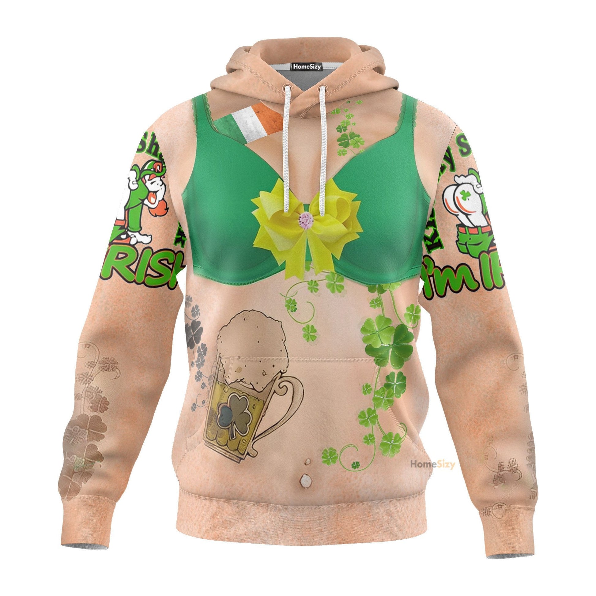 Custom Cosplay 3d St. Patrick's Day Hoodie QT302067Tf