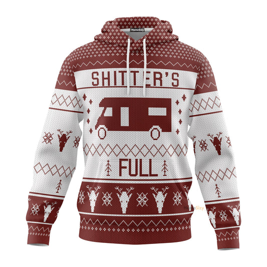 Shitters Red Custom Cosplay Hoodie Apparel QT210027Hg