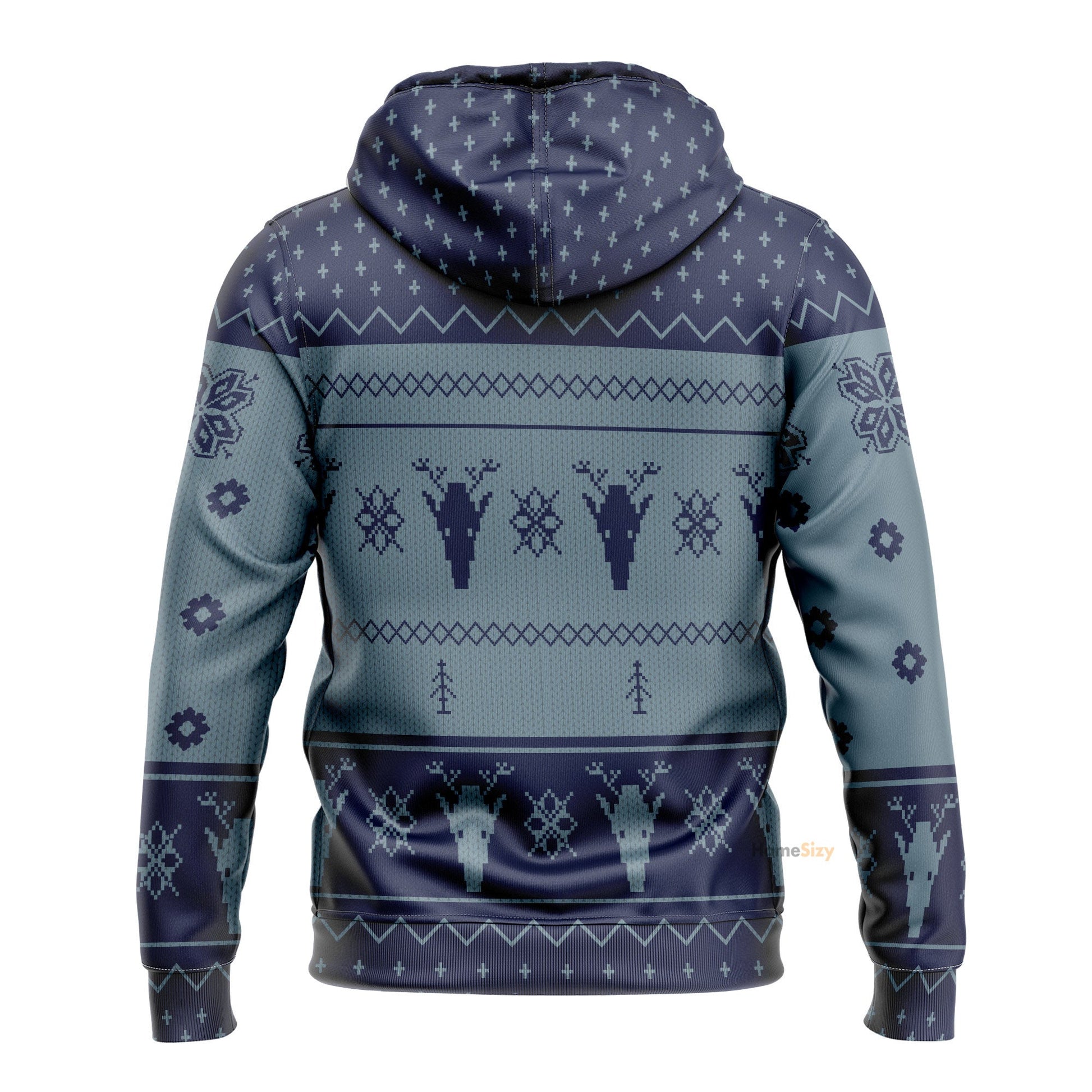 Shitters Christmas Blue Custom Cosplay Hoodie Apparel QT211394Hf