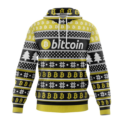 Bitcoin Christmas Custom Cosplay Hoodie Apparel QT212309Hf