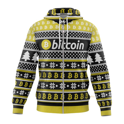 Bitcoin Christmas Custom Cosplay Hoodie Apparel QT212309Hf