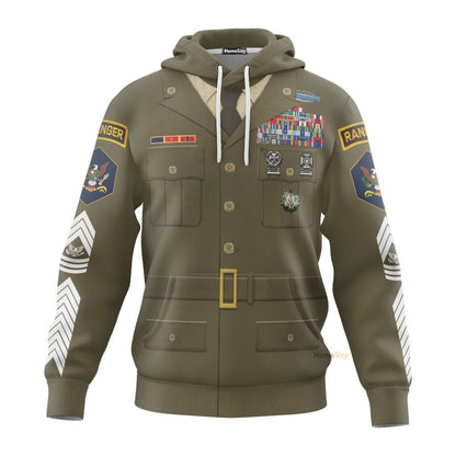 US Green Army Custom Cosplay Costume Hoodie QT206337Hg